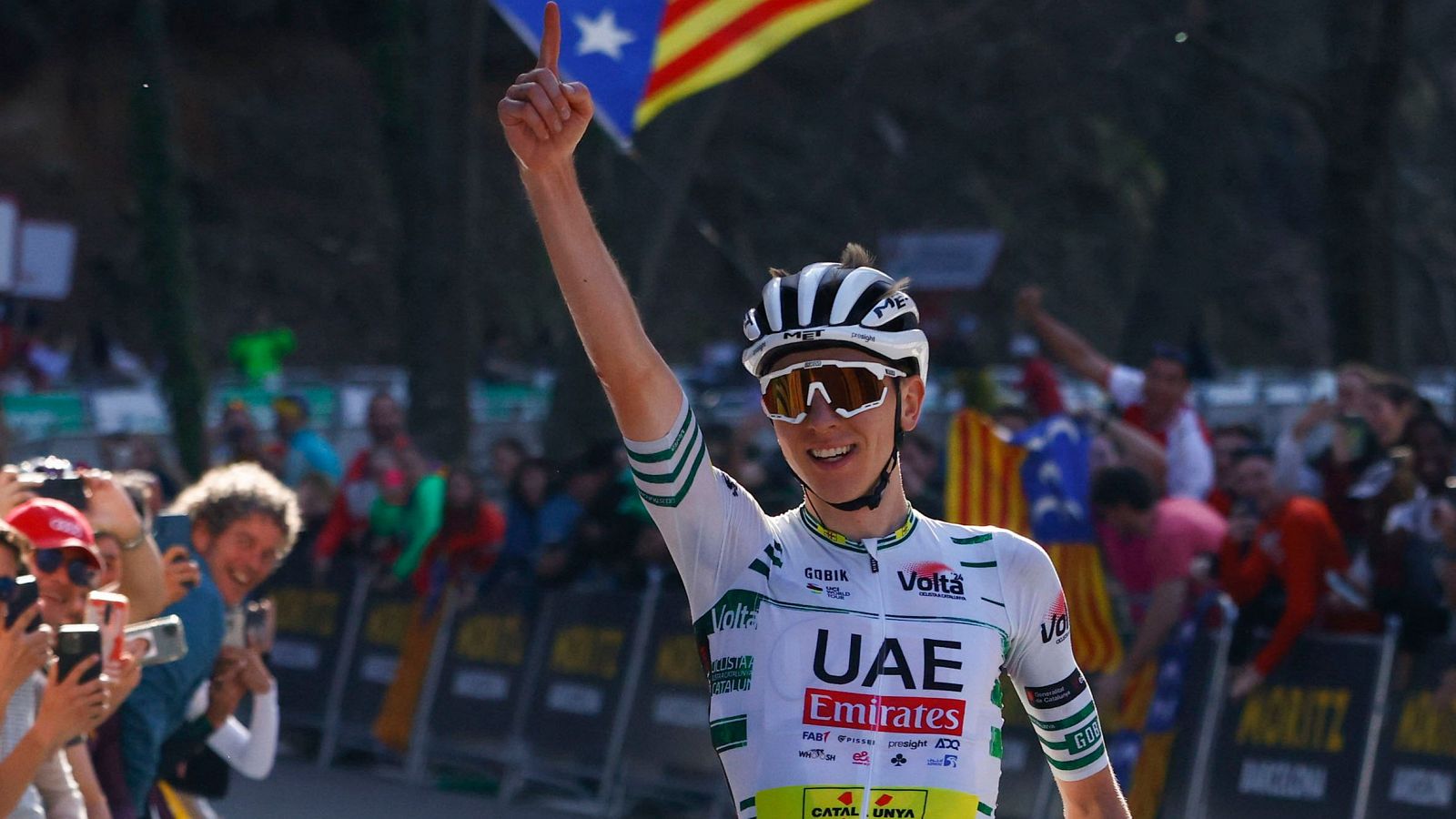 Las cuatro victorias de etapa de Pogacar en la Volta a Catalunya