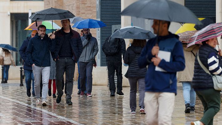 Cielos cubiertos, precipitaciones y descenso generalizado de las temperaturas