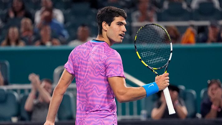 Telediario Matinal - Alcaraz gana a Monfils y avanza a octavos de Miami