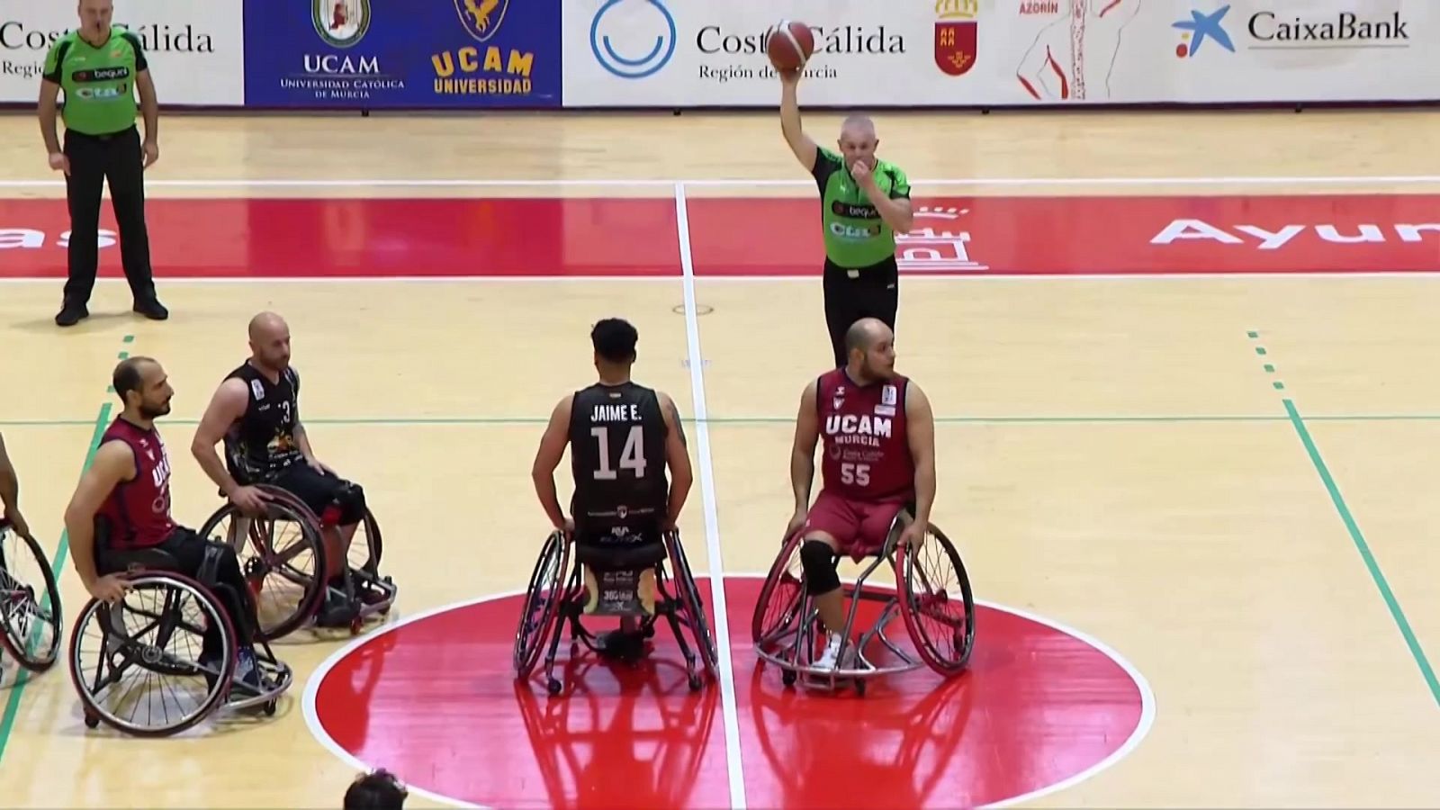 Baloncesto en silla de ruedas - Liga nacional 18ª jornada: UCAM Murcia -  Amivel Reyes Gutiérrez