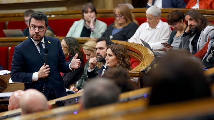 Telediario 1 - El Gobierno recurre al Constitucional la iniciativa del Parlament que pide declarar la independencia en Cataluña