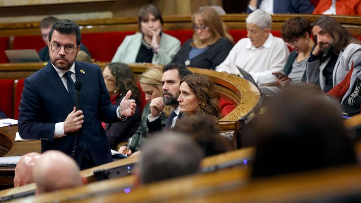 Telediario 1 - El Gobierno recurre al Constitucional la iniciativa del Parlament que pide declarar la independencia en Cataluña