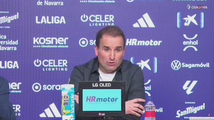 Fútbol - Jagoba Arrasate, sobre su salida de Osasuna: "Si no soy feliz, es difícil que saque lo mejor del equipo