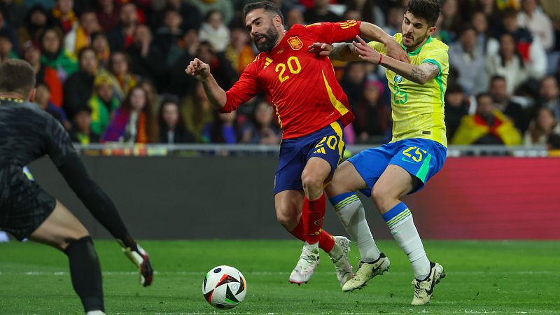 Resumen y goles del España - Brasil, partido amistoso | Ver