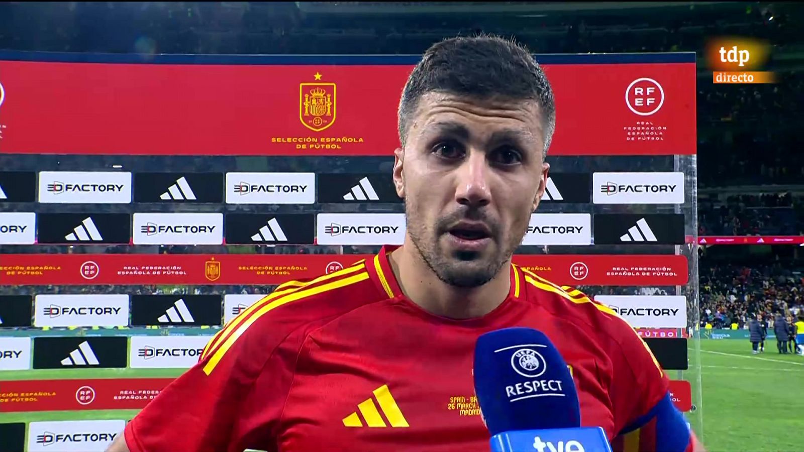 Rodri le dedica los dos goles a su abuelo, recientemente fallecido | Ver