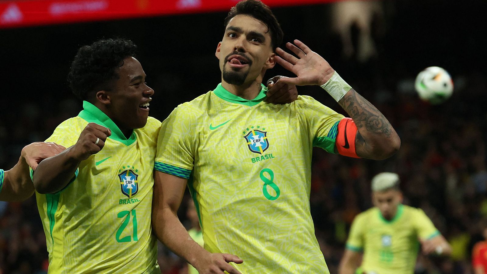 España - Brasil | Paquetá empata con un penalti en el descuento