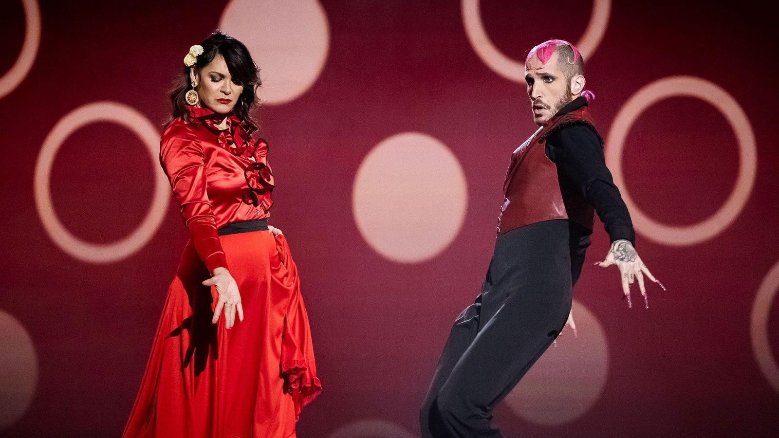 Darío y Fabiola Martínez, flamencos con "Bamboléo"