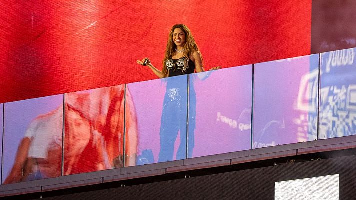 Shakira ha presentado su nuevo disco en Times Square, en Nueva York