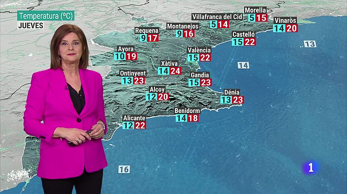 L'informatiu - Comunitat Valenciana - El tiempo en la Comunitat Valenciana - 27/03/2024
