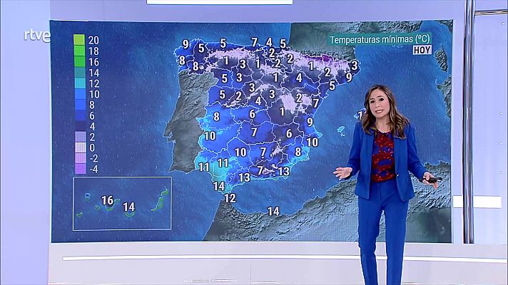 Precipitaciones localmente fuertes o persistentes en Galicia, oeste del sistema Central y Extremadura