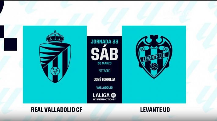 Valladolid - Levante: resumen del partido, 33ª jornada | 2ª