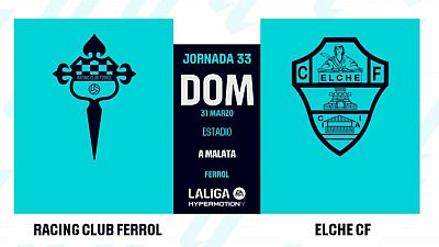 Racing de Ferrol - Elche: resumen del partido de la 33 jornada de Liga | Segunda