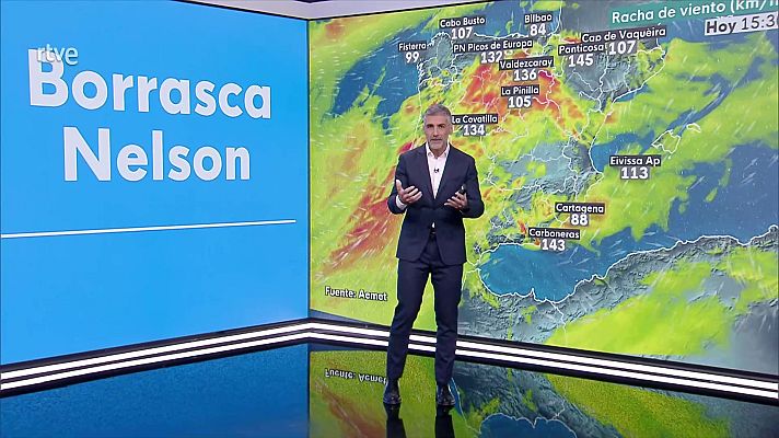 El tiempo - Precipitaciones localmente fuertes o persistentes en Galicia, Monte de Toledo y oeste del sistema Central y de Sierra Morena