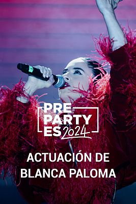 Blanca Paloma canta "Eaea" en la Welcome PrePartyES 2024