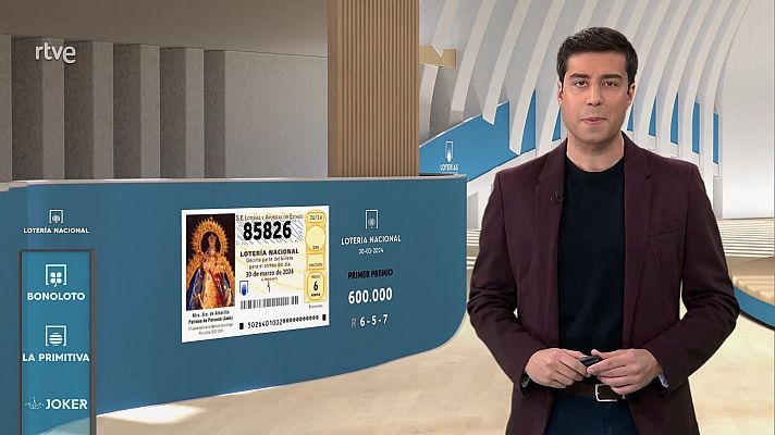 Sorteo de la Lotería Nacional del 30/03/2024