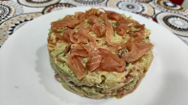 Receta de ensalada de salmón