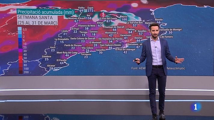 El temps - L'abril comença amb calor a la vista, després d'un març plujós
