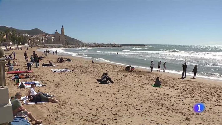 El litoral, engolit per la borrasca Nelson