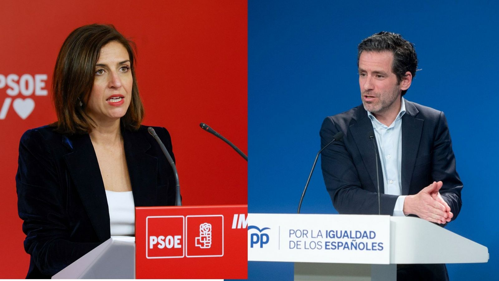 Nuevo cruce de reproches entre PSOE y PP por la corrupción