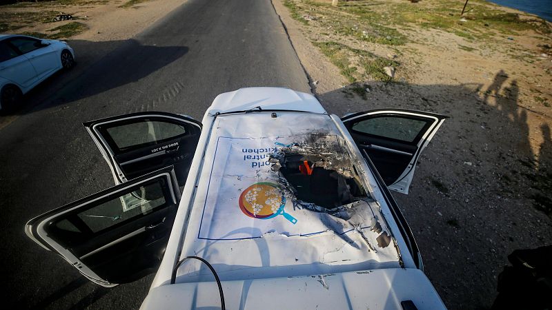 Guerra en Gaza: Mueren siete miembros de la ONG del chef José Andrés - Informativo 24h | Ver