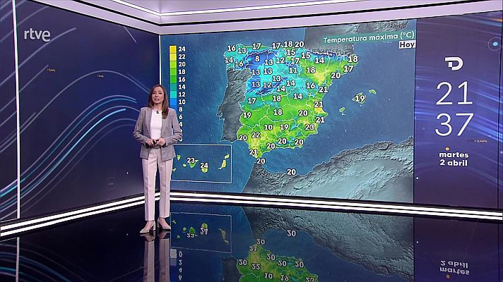 El tiempo - El tiempo - Noche - 02/04/24