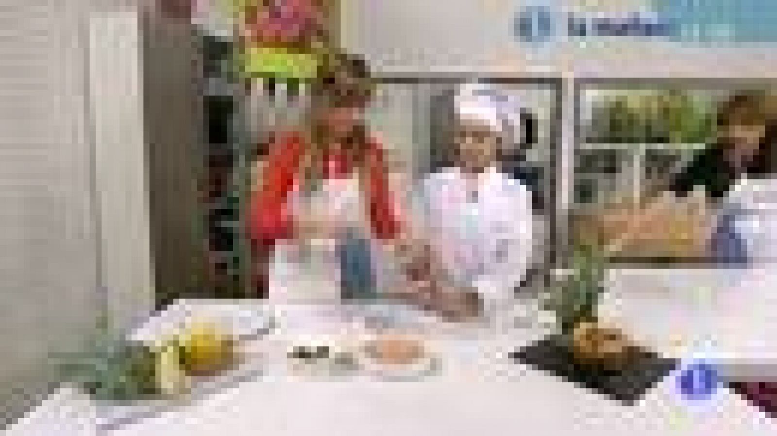  Blog de Sergio - Piña rellena de marisco y fruta