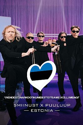 Eurovisión - 5Miinust x Puuluup - "(Nendest) narkootikumidest ei tea me (küll) midagi" (Estonia)