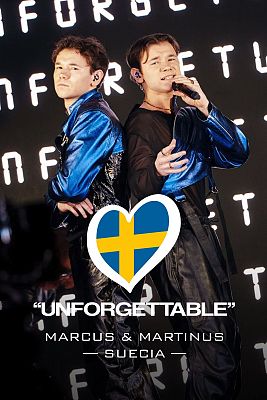 Marcus & Martinus - "Unforgettable" (Suecia)