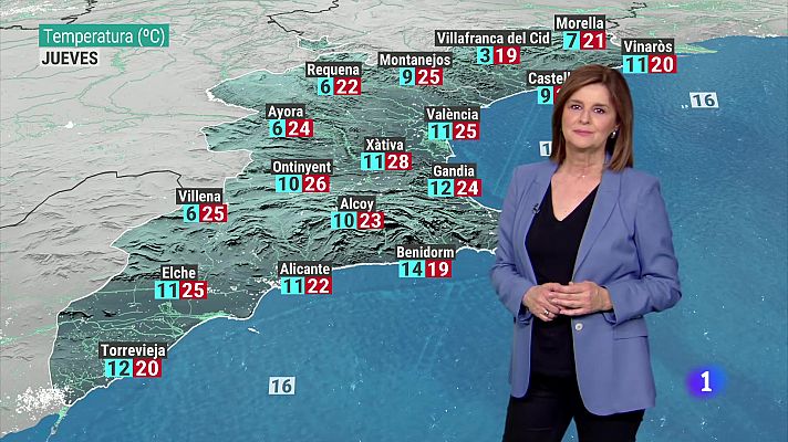 El tiempo en la Comunitat Valenciana - 03/04/2024