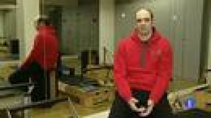 Telediario 1 - Joseja Hombrados trabaja duro para volver cuanto antes a las canchas