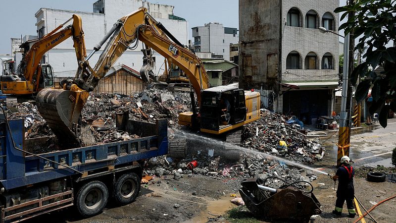 El número de heridos en el terremoto de Taiwán supera el millar mientras continúa la búsqueda de desaparecidos