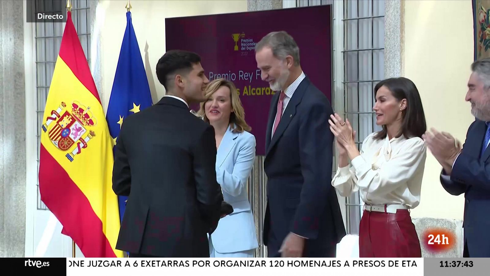 Alcaraz y Susana Rodríguez reciben los Premios Nacionales del deporte