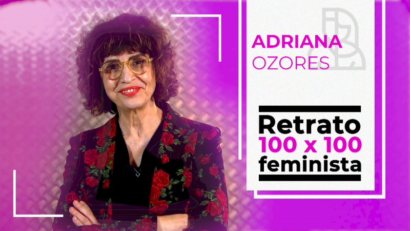 objetivo igualdad-Retrato 100x100 feminista Adriana Ozores | Ver
