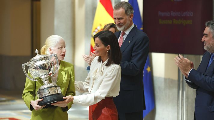 Susana Rodríguez, tras recoger el premio a mejor deportista española del año: "Me siento honrada"