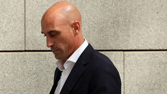 Telediario 1 - Luis Rubiales: "Nunca en mi vida he pegado una mordida, jamás"