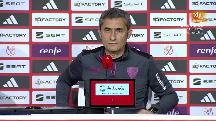 Copa del Rey - Valverde sobre la final: "Llevamos todo el año soñando con ella"