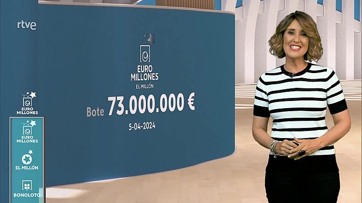 Sorteo de la Bonoloto y Euromillones del 05/04/2024