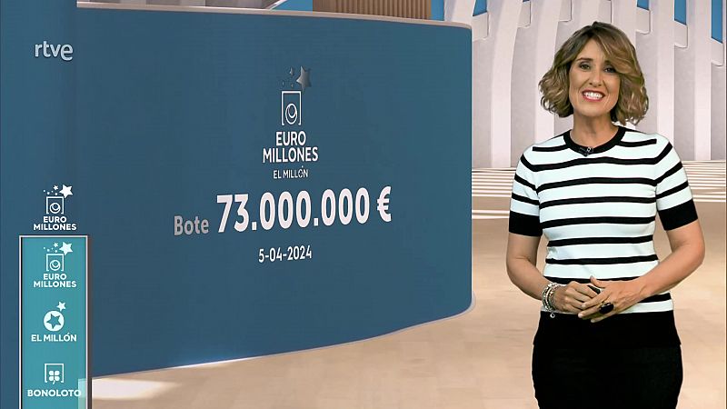 Sorteo de la Bonoloto y Euromillones del 05/04/2024 - ver ahora