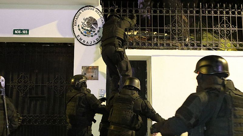 Mxico rompe relaciones con Ecuador tras la detencin de Glas en su embajada - Fin de semana 24h | Ver