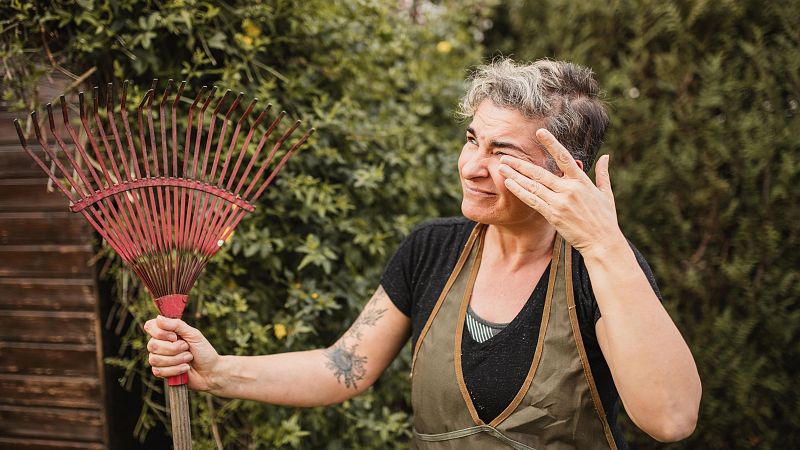 Las altas concentraciones de polen,  las culpables de la alergia en los ojos | Ver