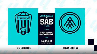 Eldense - FC Andorra: resumen del partido, 34 jornada
