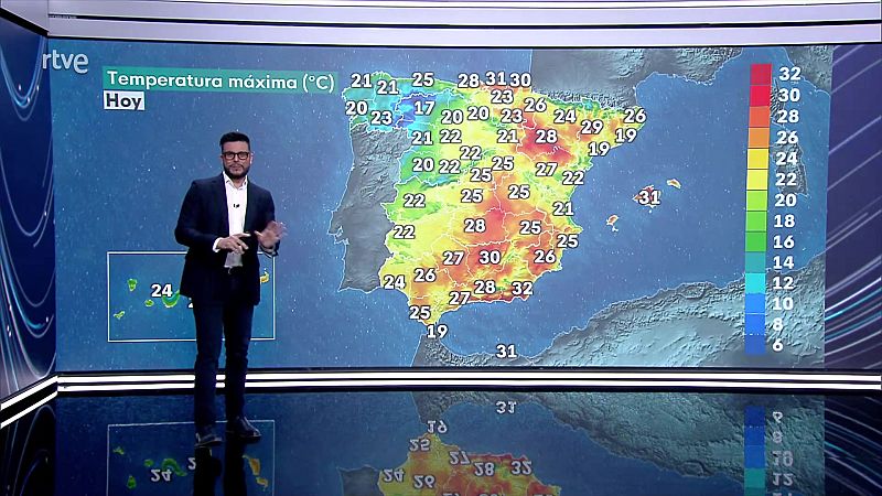 Calimas en buena parte de Península y Baleares - ver ahora