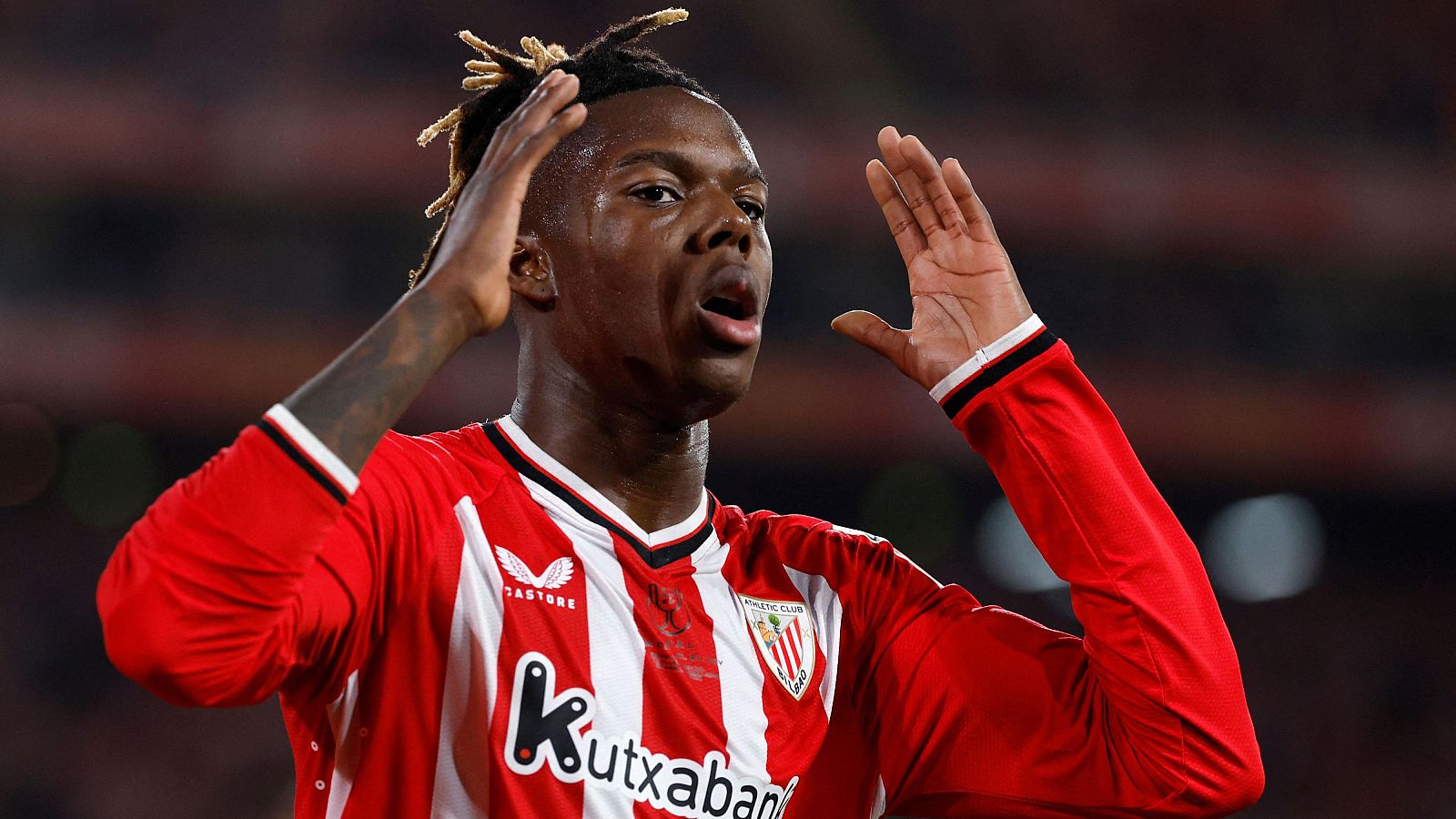 El error de Nico Williams en la primera mitad de la final de Copa | Ver