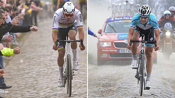 Ciclismo - Van der Poel sigue el legado de Tom Boonen con su ataque en el tramo de Orchies