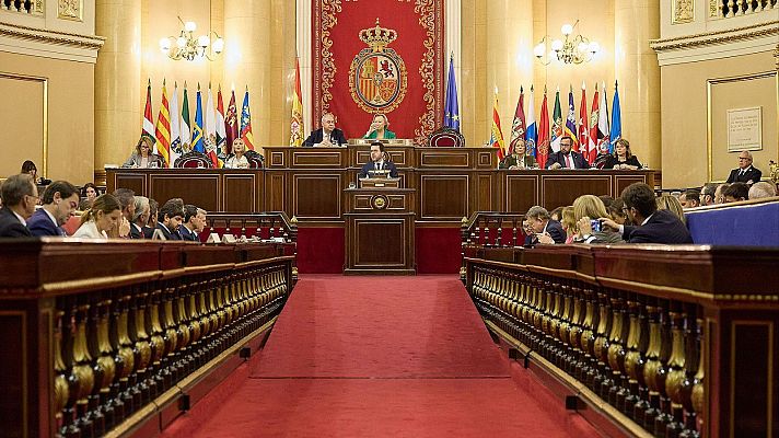 Telediario Matinal - Amnistía: Aragonès y varios presidentes autonómicos del PP debaten en el Senado