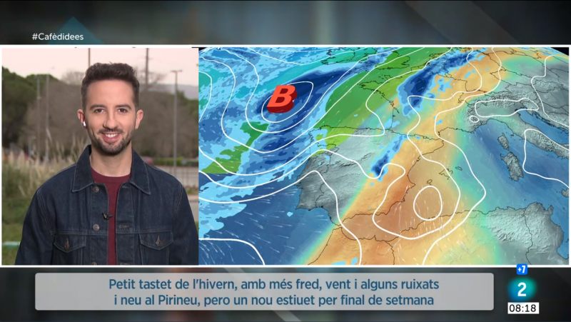 El Temps ? Un canvi de temps s'endur la pols sahariana i l'aire clid