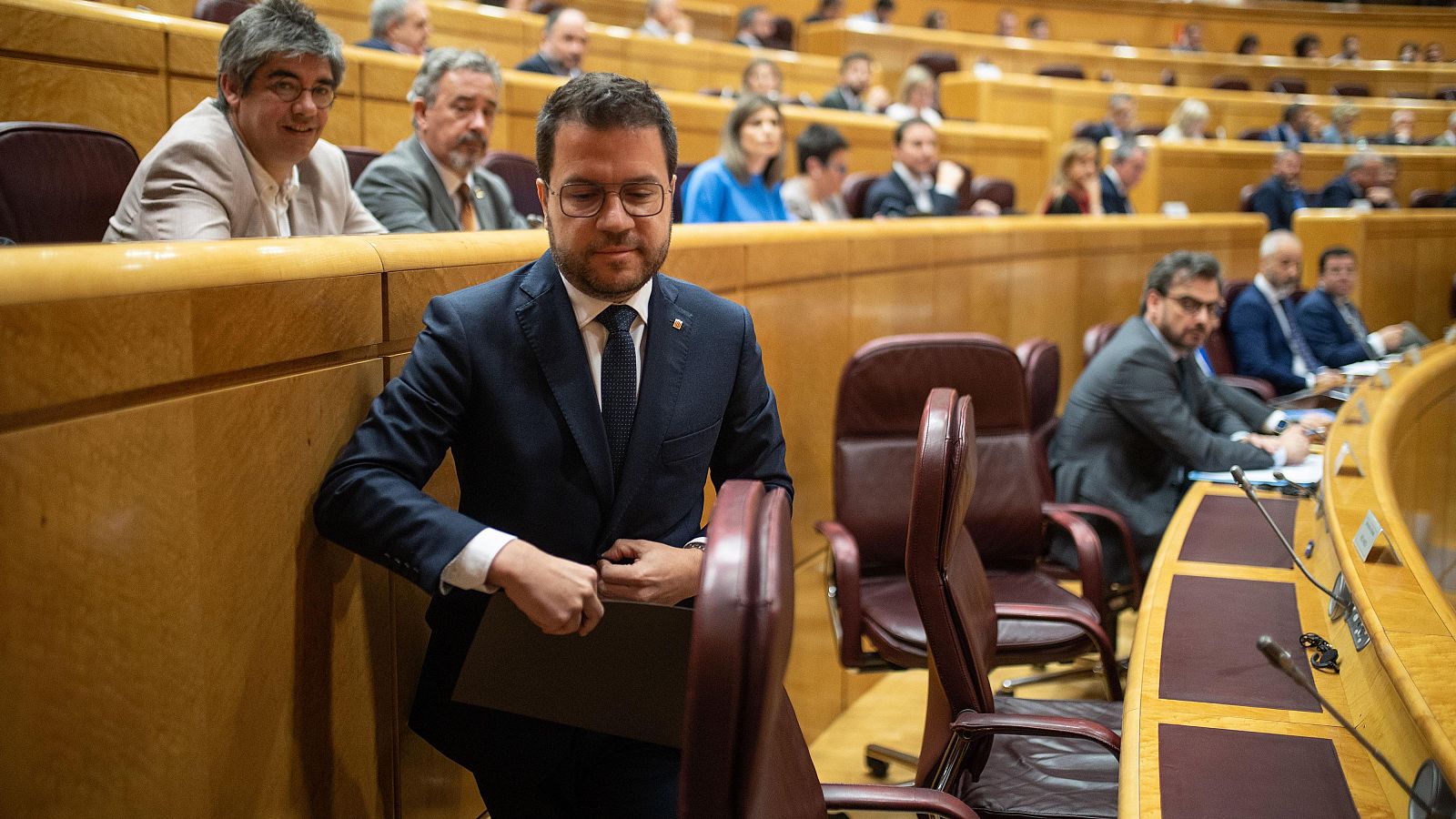 Aragonès defiende la ley de amnistía en el SenadoAragonès defiende la ley de amnistía en el Senado