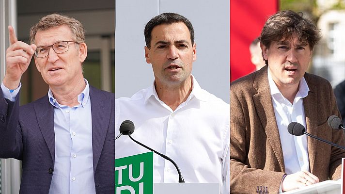 Feijóo vuelve a Euskadi a hacer campaña y los candidatos desgranan sus propuestas