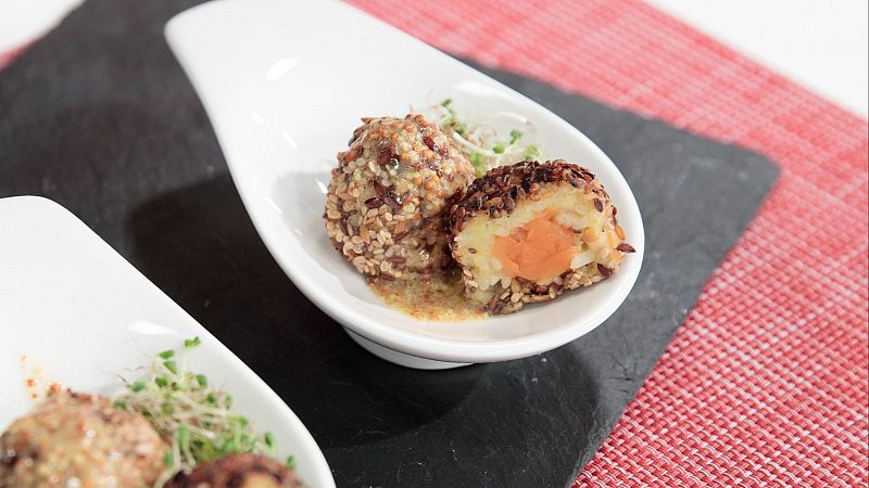 Receta de albndigas de arroz con curry del chef Sergio Fernndez