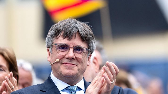Telediario 1 - Puigdemont sugiere que dejará la política si no es president